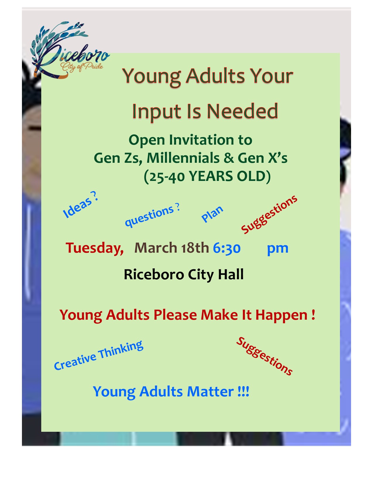 Young Adult Flyer